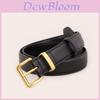 Leather Womens Belt With Alloy Buckle For Casual And Office Wear