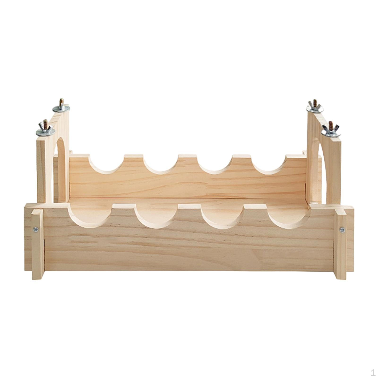 

Guinea Pig Bridge Chinchilla Toys Wood Easy to Install Corridor Bunny Tunnel for Mice Hamster B