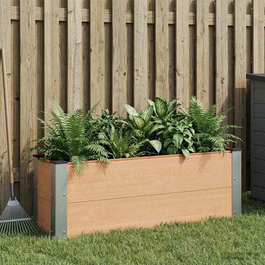 Raised Garden Bed Brown 100 x 30 x 36 cm