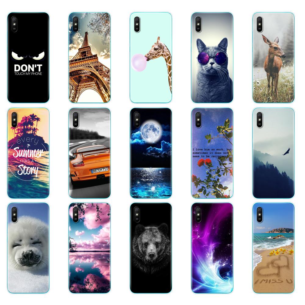 For Xiaomi Redmi 9A Case Silicon Back Cover Phone Case For Redmi 9A Soft Case 6.53 Inch Funds Etui Bumper Coque