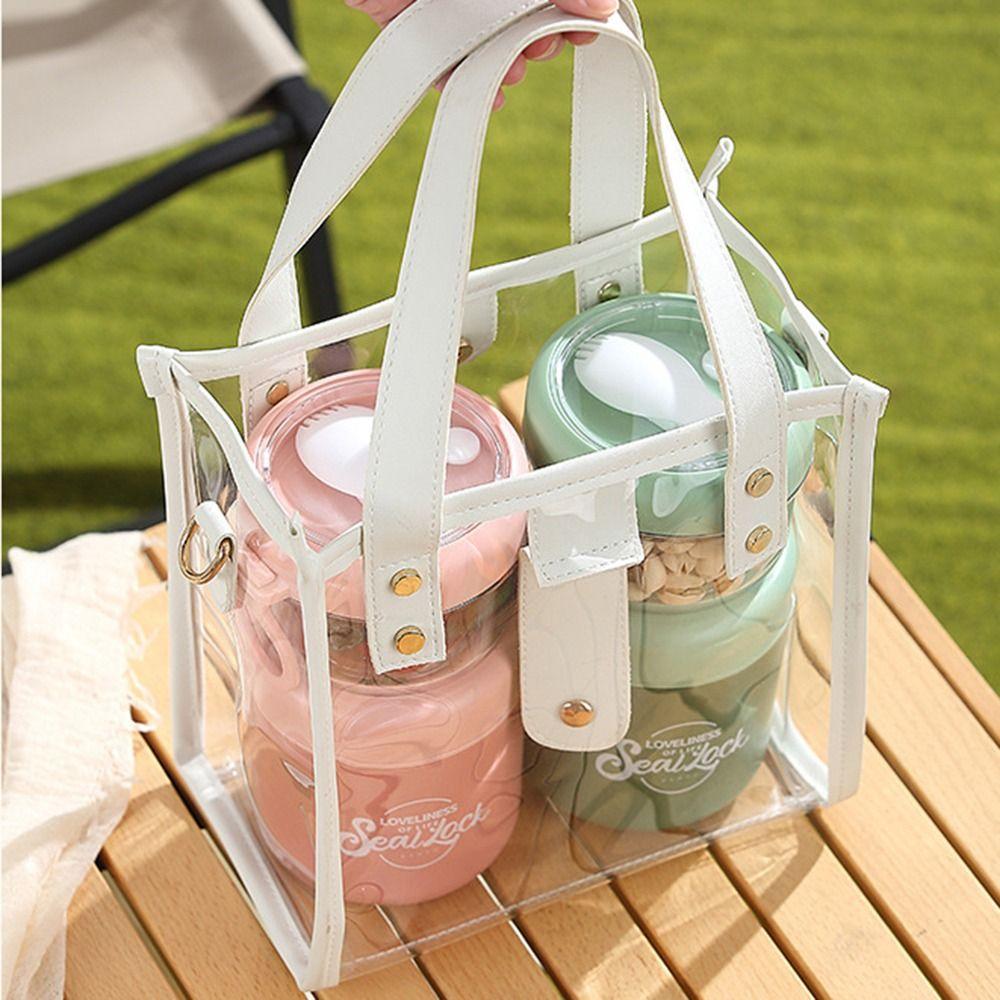 Sealed Food Thermos Container Leak Proof Stainless Steel Breakfast Bowl Portable Lunch Box  Salad