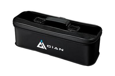 JACKALL Cian Mesh Tackle Case, Black, Size M