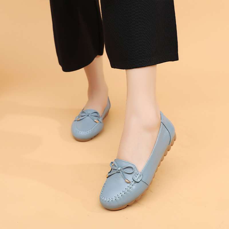 Outer wear mother leap month sandals soft sole breathable single shoes non-slip beef tendon sole not tired feet hollow hole shoes