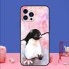 Cute Penguin Phone Case For iPhone 17 16 15 13 11 12 14 Pro Max Mini 15 16 Plus 16e 17 Air Bumper Cover