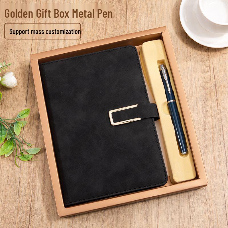 Luxury Logo Notebook Gift Set - Business Pages, Perfect for Corporate Souvenirs
