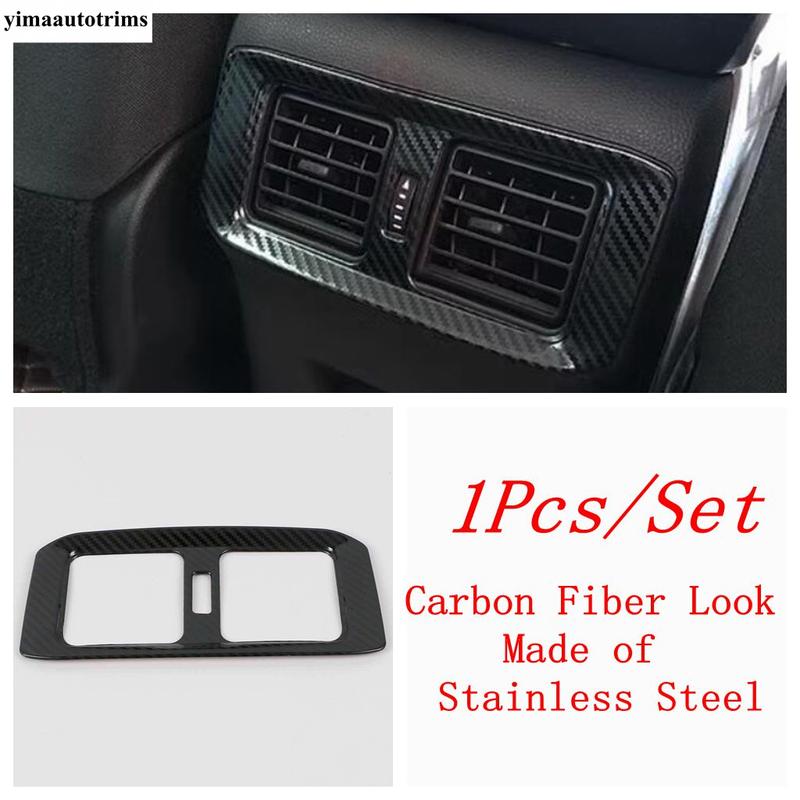 Capac Ventilație Aer Condiționat Spate Mașină Accesorii din Oțel Inoxidabil Pentru Toyota RAV4 XA50 2024 Hibrid