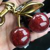 Cherry Bag Charms - Adorable Key Chains Women Cute for Handbags & Car Keys