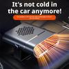 Winter Essential 2-in-1 Car Heater  Cooler with Defrost  Defog Function 360° Rotatable Base for Free Adjustment Quiet Operation
