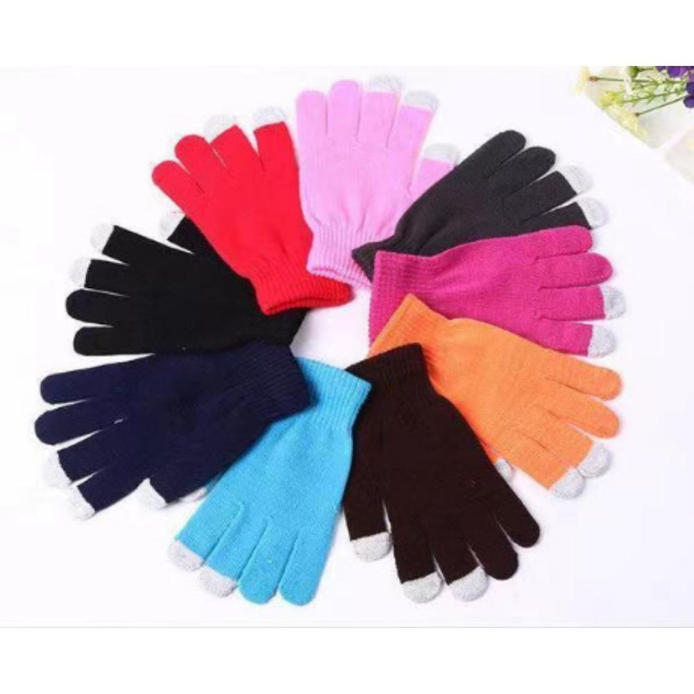 

Перчатки женские зимние сенсорные утолщенные теплые милые студенческие мультяшные для велоспорта велосипедные шерстяные с пятью пальцами зимние корейская версия