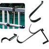 Telescopic Adjustable Fence Hook Pool Poles Hanger Metal Pool Deck Accessories Multipurpose Swimming Accessory Holder