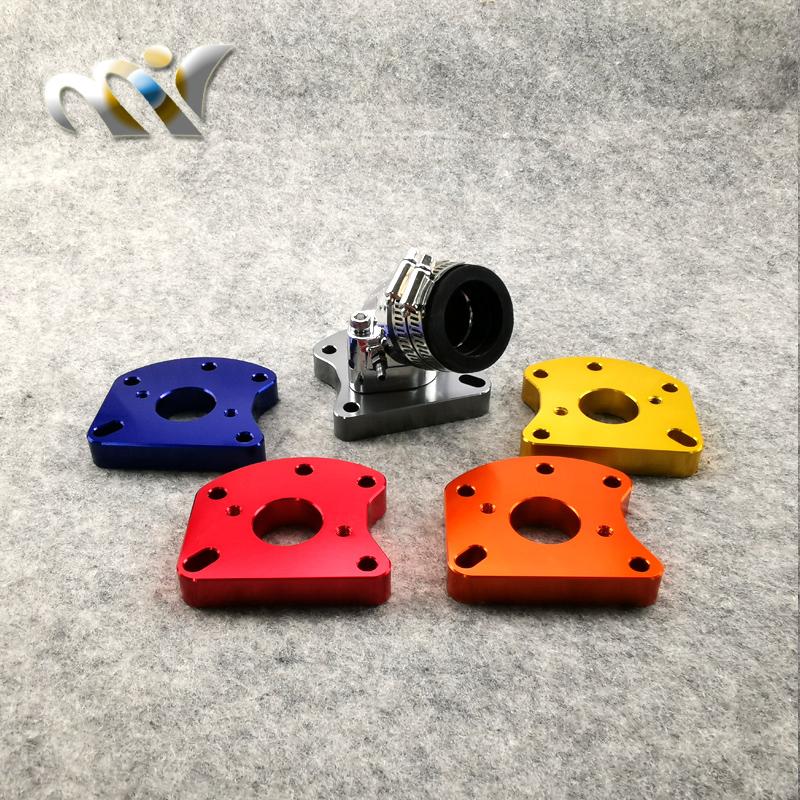 For Honda DIO50 ZX DIO 50 AF34 AF35/38 Scooters Refitting General-purpose Aluminum Increase Carburetor Intake Manifold Interface