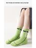 Children's Spring & Autumn Mid-Calf Cotton Socks - Korean Style Student Sports Socks for Boys & Girls