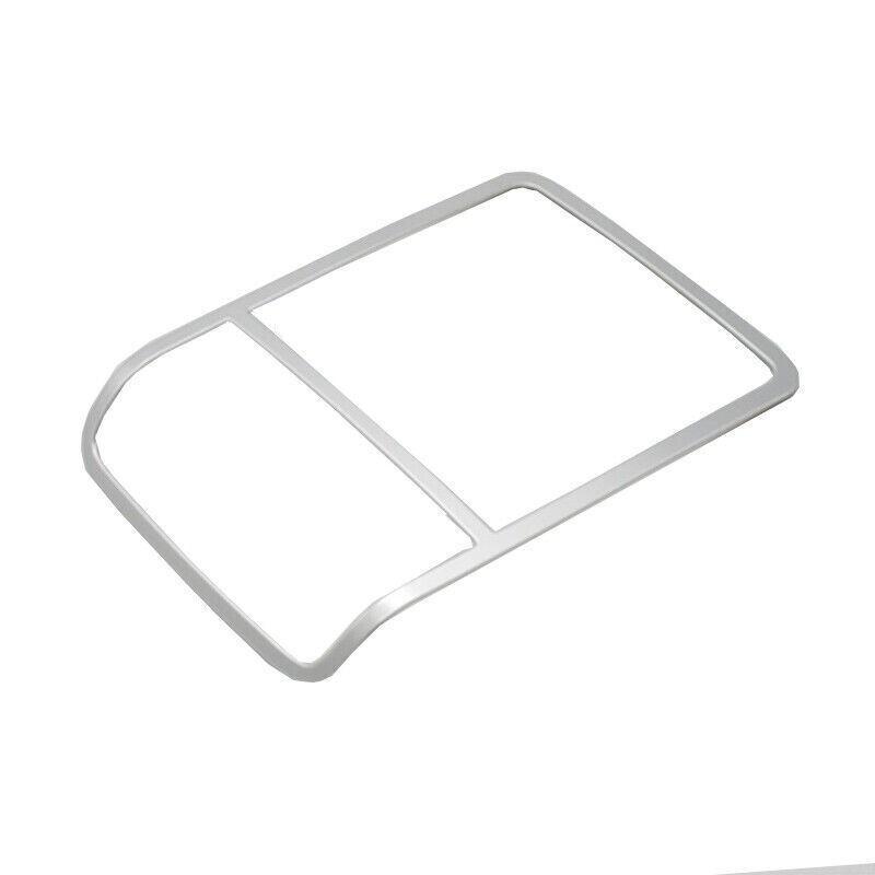 For Volkswagen Tiguan Front Reading Light Lamp Frame Trim Silver ABS 2010-2016