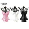 Decorative Storage Bin Gothic Corset Pen Holder, 3D Printed Vintage Dark Makeup Brush Aesthetic Decor Desk Organizer for Office Vanity, Halloween