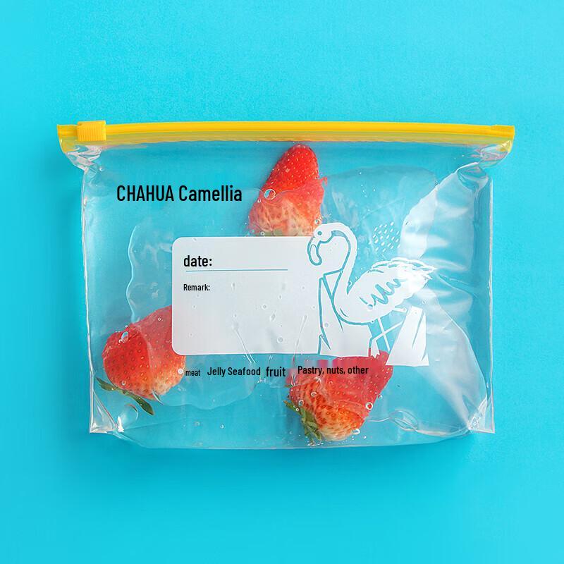 CHAHUA Food-Grade Zipper Seal Refrigerator Bags