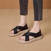 Summer bag heel Roman sandals new soft-soled lazy flat shoes two wear cool slippers