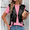 Sommer Mode Lustig Rock 3D Druck Damen T-Shirts Streetwear Lässig Kurzarm Rundhals Damen T-Shirts Tops Kleidung