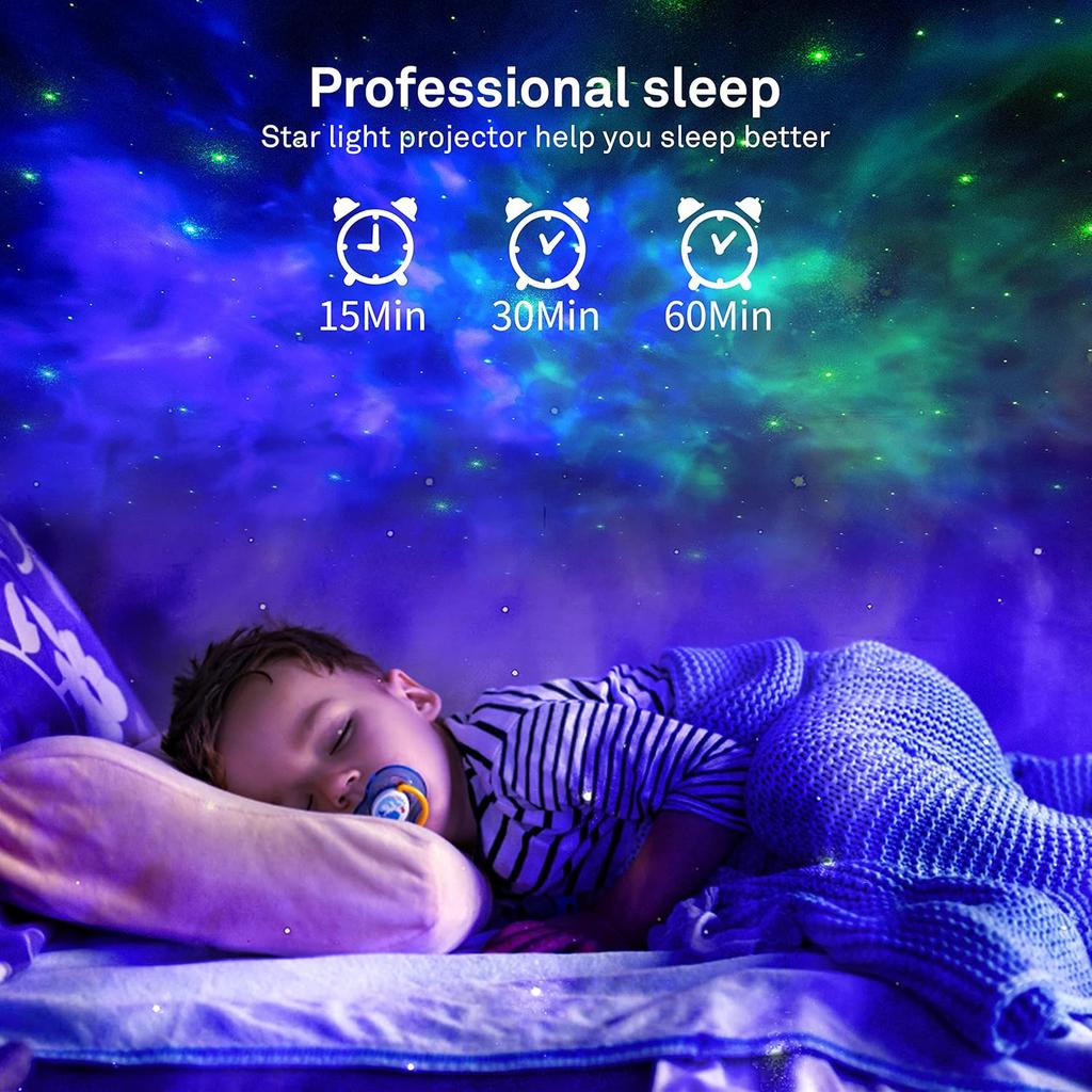 Galaxy Projector,Night Light Star Projector with Bluetooth Speaker, Remot Control LED Nebula Cloud Gift for Kids Room Bedroom Decor, Accompany,Night