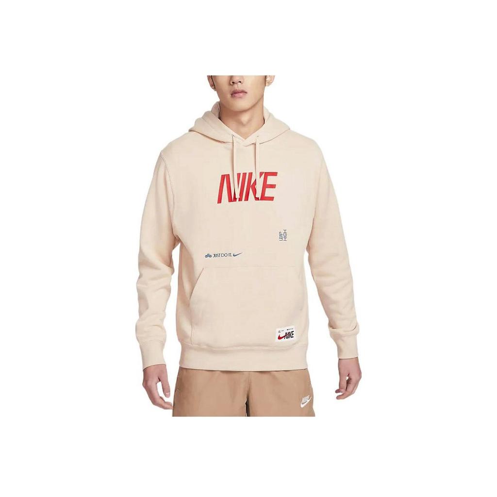 Nike CNY Year Of The Rabbit Series Sportswear Letter Logo Print Fleece-Lined Knit Hoodie Men Tops Beach-Yellow FD4058-126
