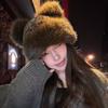 Warm Women'S Winter Hat Fluffy Fur Bucket Hat For Women Plush Fisherman Hat Thicken Cold Snowy Day Ear Protection Cap