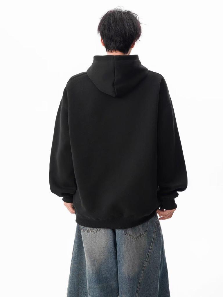 Men's Trendy Heavyweight Hooded Sweatshirt - New Autumn/Winter Loose Casual Streetwear Jacket