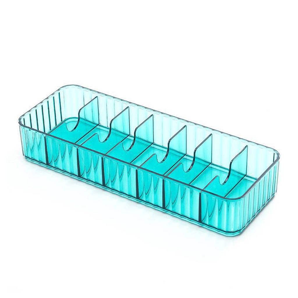 Cable   Box Multiple Compartments Remote Control   Cord Storage Box for Home Desktop