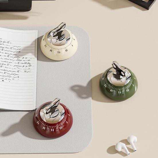 Magnetic Kitchen Timer Mechanical Countdown Clock for Cooking Baking Studying