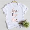 Short Sleeve Casual Tee Top Avocado Lovely Style Shirt Lady Clothes Fashion Tshirt Summer Female T Women Graphic T-shirts