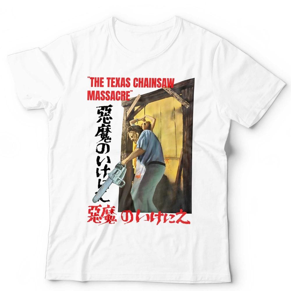 Das Texas Chainsaw Massacre T-Shirt Retro Japanischer Horrorfilm Leatherface