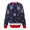 Christmas Tree Knit Sweater Loose Fit Crewneck Pullover Couples