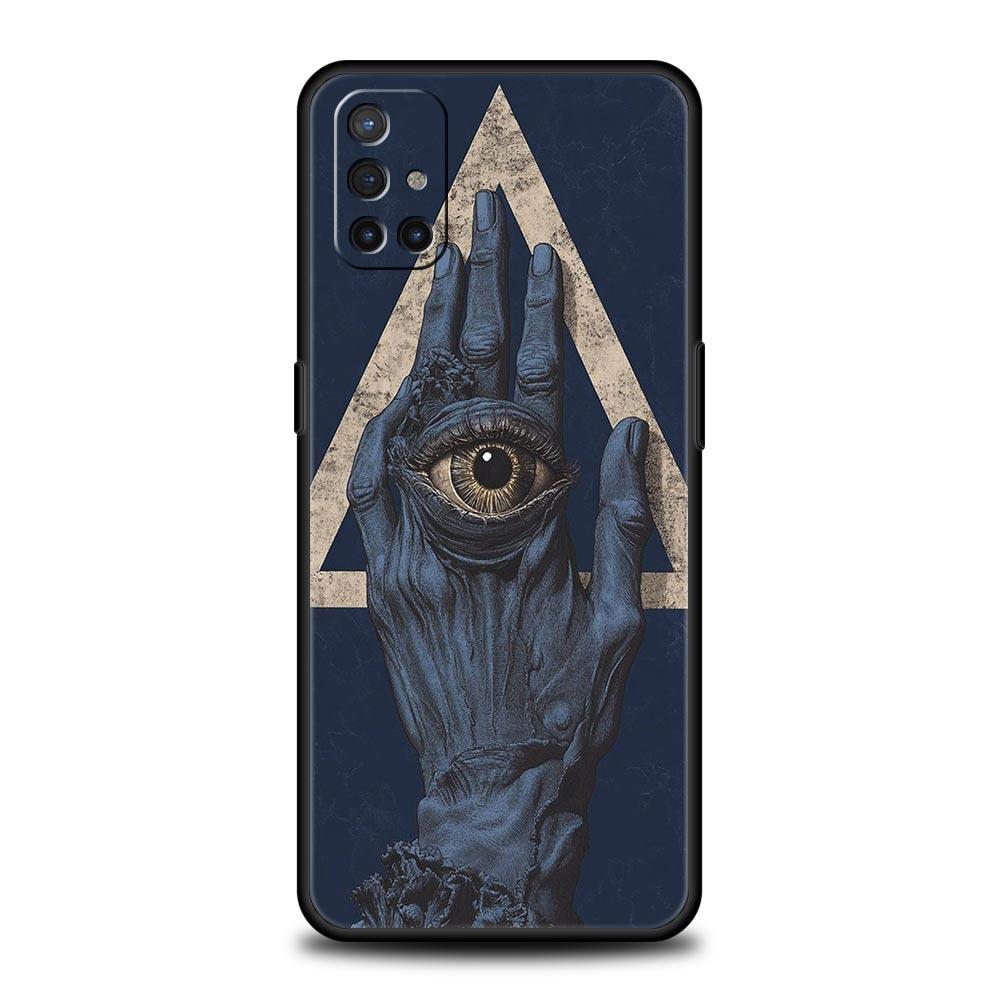 

Phone Case For OnePlus 15 13 12 11 10 9 8 7T Pro 13T 13R 12R 10R 9RT 8T Nord 2T CE 2 3 5G Lite Cover Scary Devil Eye Pattern Nord CE 3 Lite