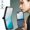 N.BEKUS For Samsung Galaxy Z Flip7 5G Case Card Slot PU + PC Phone Back Cover