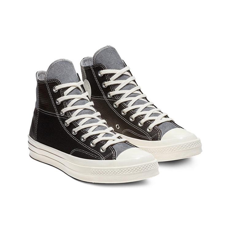 Chuck 70 Converse Mixed Material Hi 'Black Egret' 163220C
