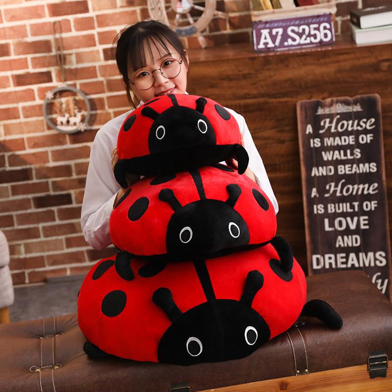 Cute Stars Seven Ladybird Plush Toy Cartoon Carapace Creative Kid Gift Birthday