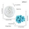 Frangipani Narcissus Floral Scented Candle Mold - 4 Styles