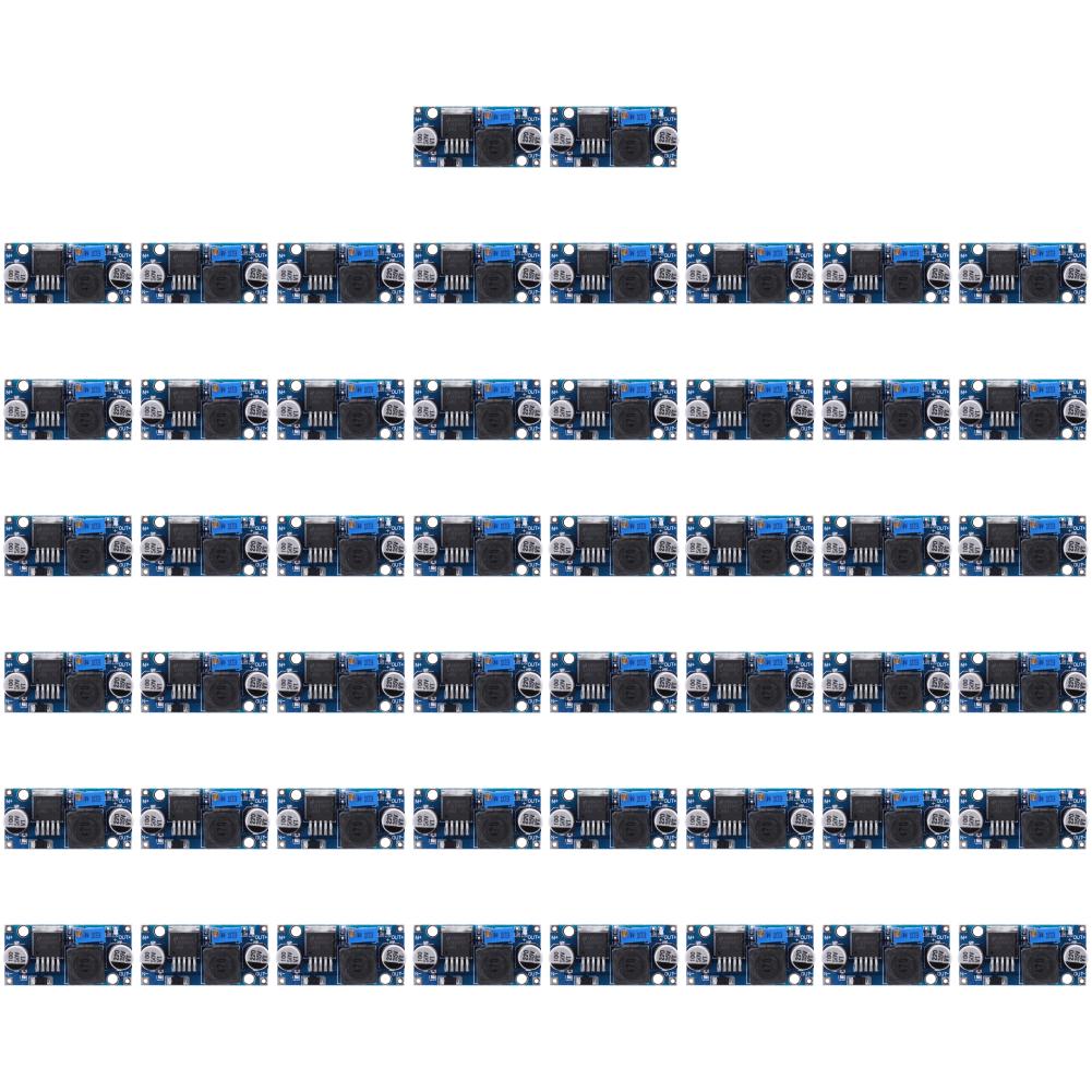 100-1pcs LM2596S DC-DC Step-Down Power Supply Module 3A Adjustable Step-Down Module LM2596 Voltage Regulator 3.2V-46V