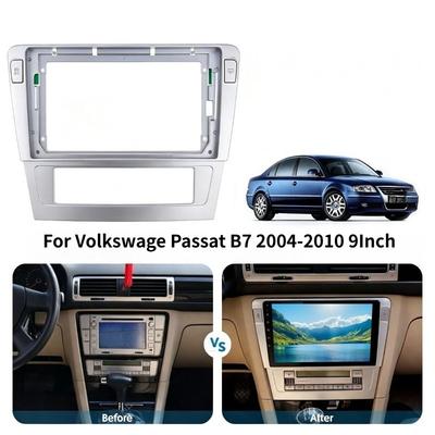 For Volkswage Passat B7 2004-2010 9Inch Car Stereo Radio Fascia Frame Refitting Dash Modification Navigation Panel Trim Bezel