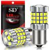 2 Peças Alta Potência Canbus 1156 PY21W BAU15S Lâmpadas LED 1156 BA15S P21W 1157 P21/5W BAY15D Lâmpada de Sinal de Direção Automotiva Sem Hyperflash Luz de Freio Ré Automática
