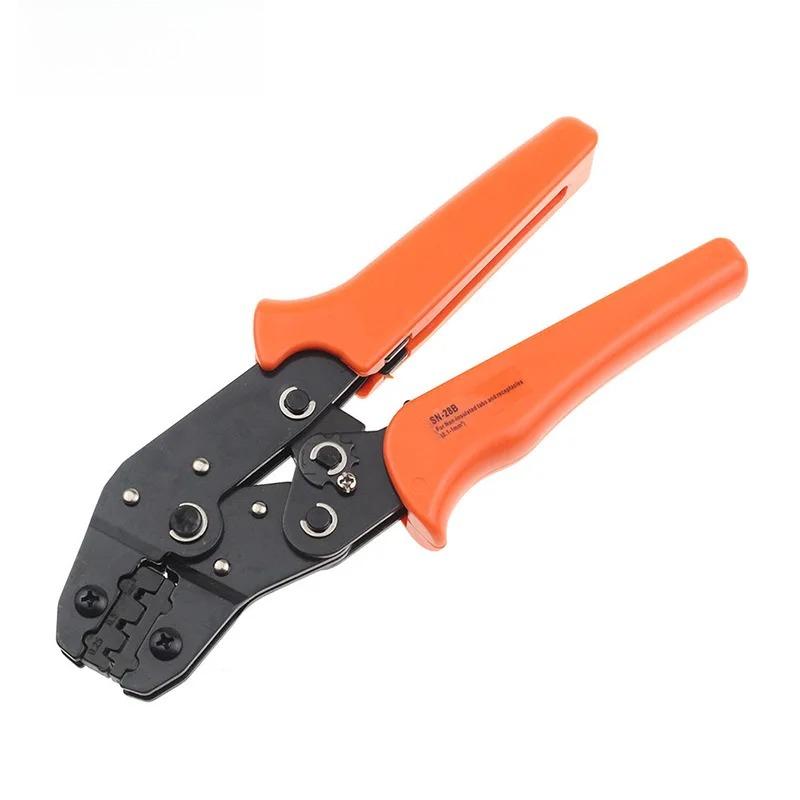 SN-28B Non-Insulated Tabs Terminals Crimper Professional Crimping Tool For Dupont Connector AWG 28-18