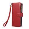 Suitable for Samsung Z Fold7 mobile phone leather case Z Fold4 multi-function zipper wallet card diagonal span portable rope
