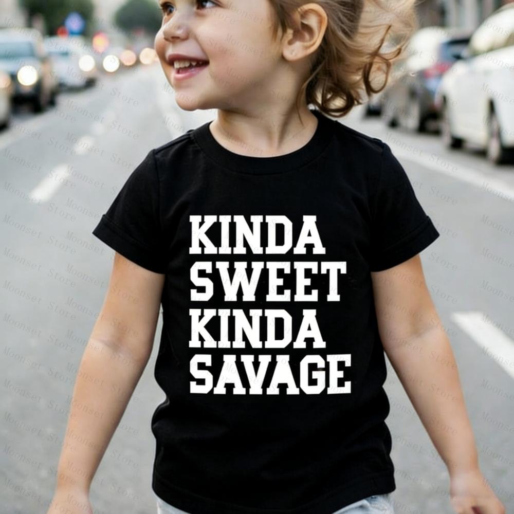 Toddler Girl Crazy Sister Graphic T-Shirt Funny Sister Statement Tee Soft Polyester Casual Short Sleeve Cute Playful for Kids
