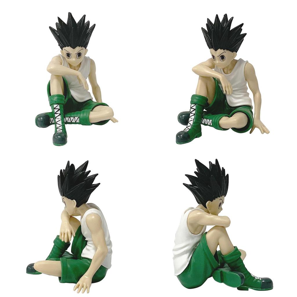 Hunter X Hunter Pvc Sitting Killua And Gon Anime Desk Ornaments Collectors Items For Enthusiasts
