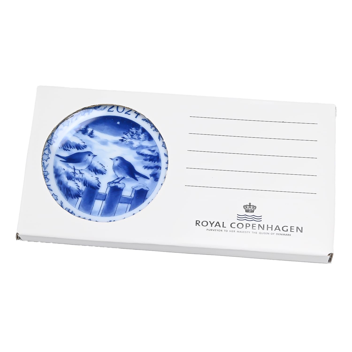 

Royal Copenhagen 2024 Годовая плакетка, Птицы в снегу, 8,5 см, 1424702 (1070755) [Параллельный импорт]