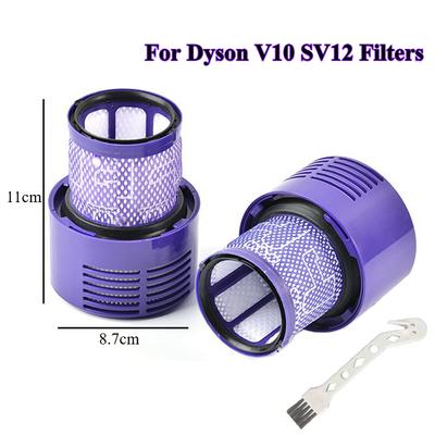 Dyson V10 SV12 Elektrikli Süpürge için Yükseltilmiş Toz Haznesi ve Filtre, Farklı Bölgelerin Elektrikli Süpürgesi için Küçük ve Büyük Hazne