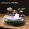HANDUNYOU New Chinese Style Flowing Water Ceramic Ornament