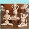Geisha Halloween Skull Yoga Mini Ornament European Style Resin Craft Decoration