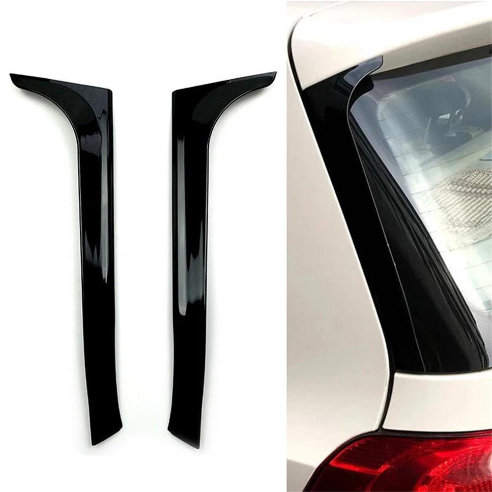 2pcs Rear Window Side Canard Spoiler Splitter Wing Black For Golf 6 MK6 GTI/GTR/GTD 2008-2013 Decoration