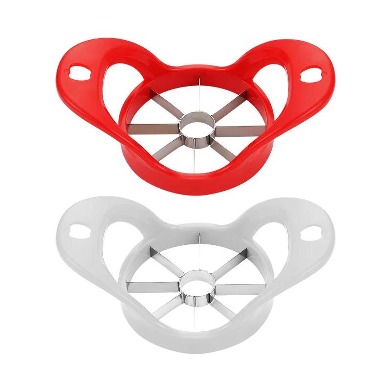 Rostfritt Stål Äppelskärare Frukt Päron Delare Skivare Skär Kärnhusurtagare Matlagning Grönsaksverktyg Hackare Köksprylar Tillbehör