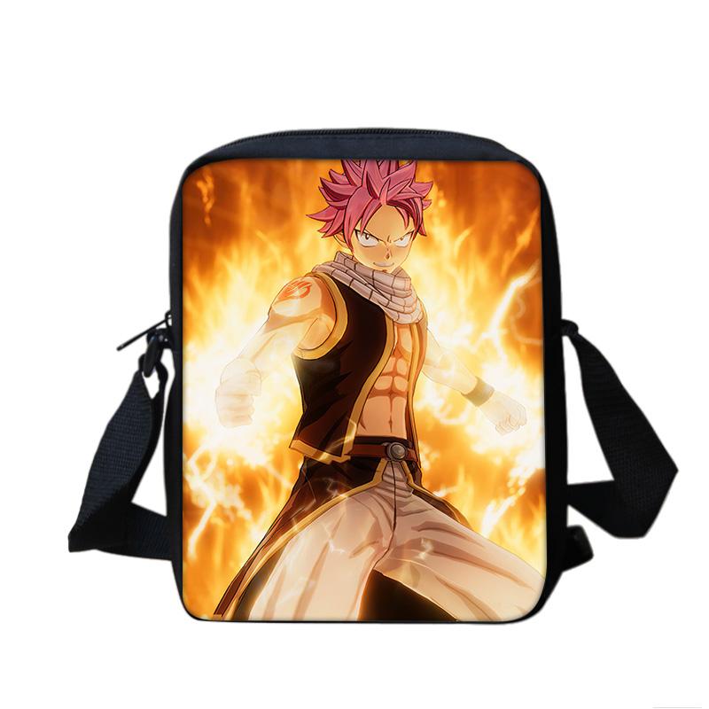 FAIRY TAIL shoulder bag cartoon anime print student boys and girls new lightweight, compact, large capacity, versatile