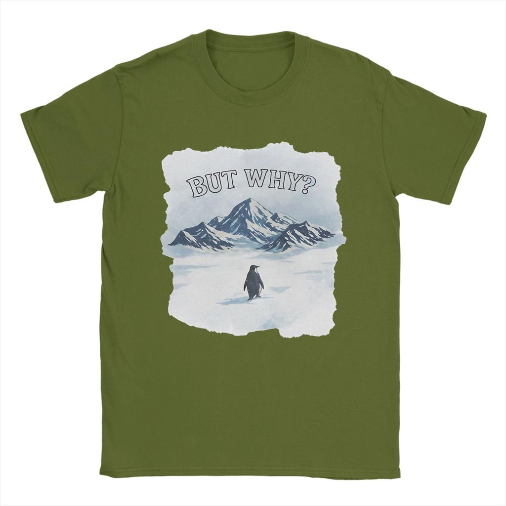 Oversized T Shirt Summer Funny Nihilist Penguin But Why   Hip Hop TShirts  Pure Cotton Tshirt for Unisex Y2K Retro Print Top Tees